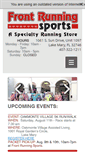 Mobile Screenshot of frontrunningsports.com